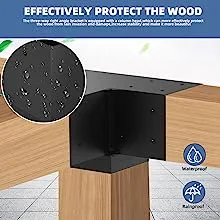 Woodwork Pergola Kit Metal Steel Wood Beams Connector Pergola Bracket