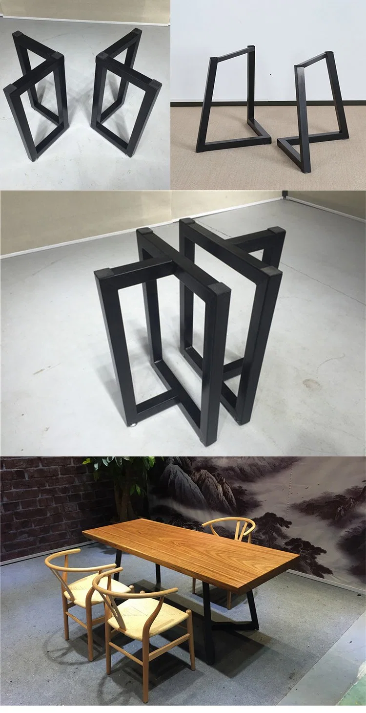 Table Frames Industrial Restaurant Desk Office Cast Iron Steel Bench Dining Coffee Dining Furniture Metal Table Legs for Table