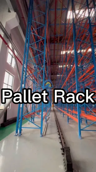 Metal Pallet Cabinet Racking Shelf Steel Tire Multi Storage Rack for Plastic Wooden Pallet Teardrop Certification Shelving Warehouse Garage Solutions (Rack)